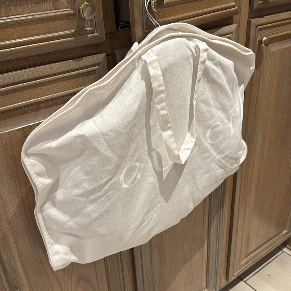 Gucci Canvas Garment Bag and Shopping Bag - Picture 7 of 9